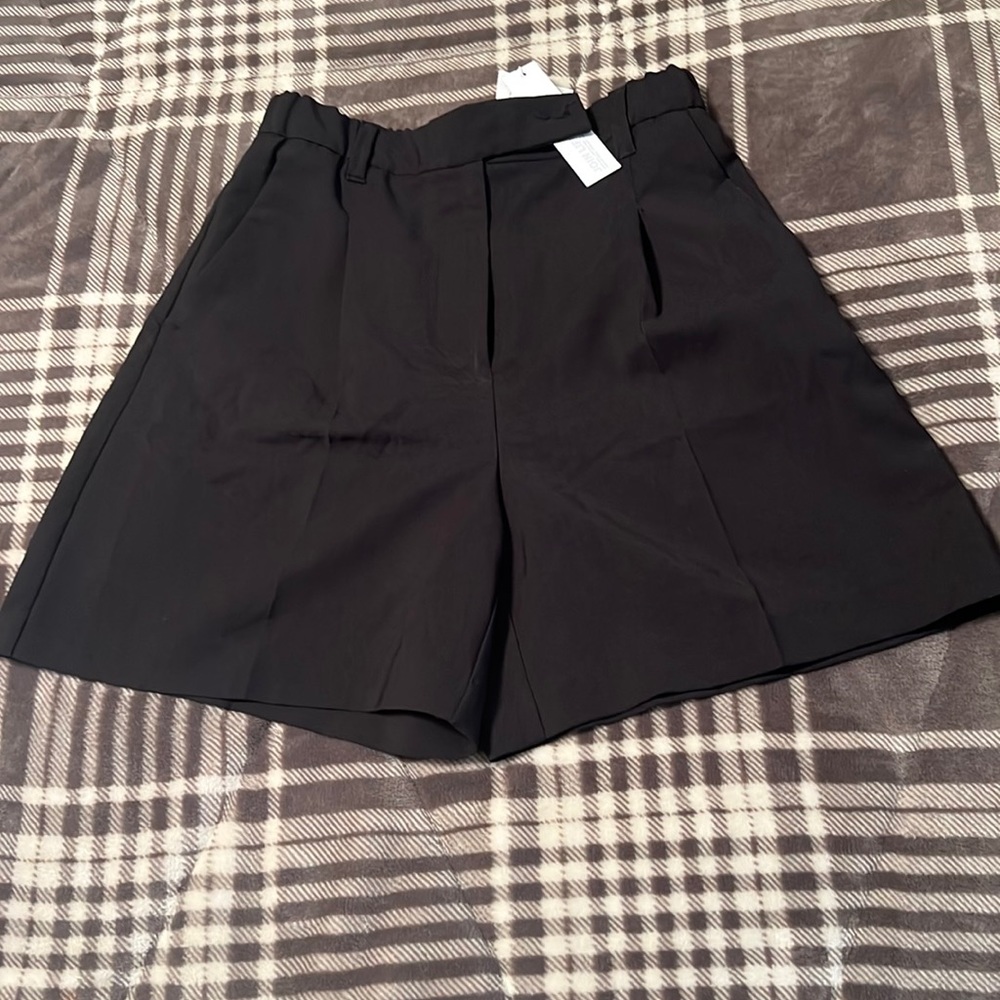 NWT Black bershka dress shorts